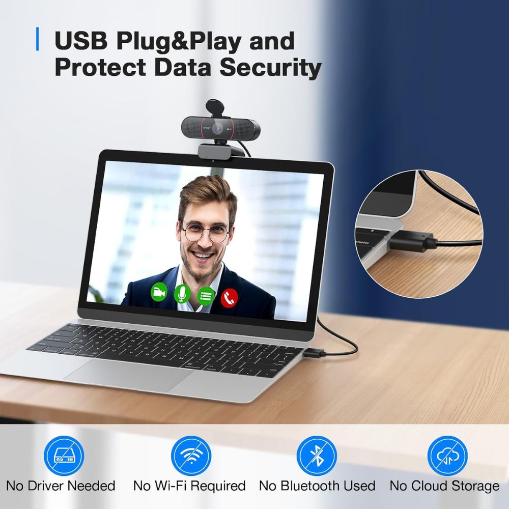 EMEET C960 4K Webcam for PC