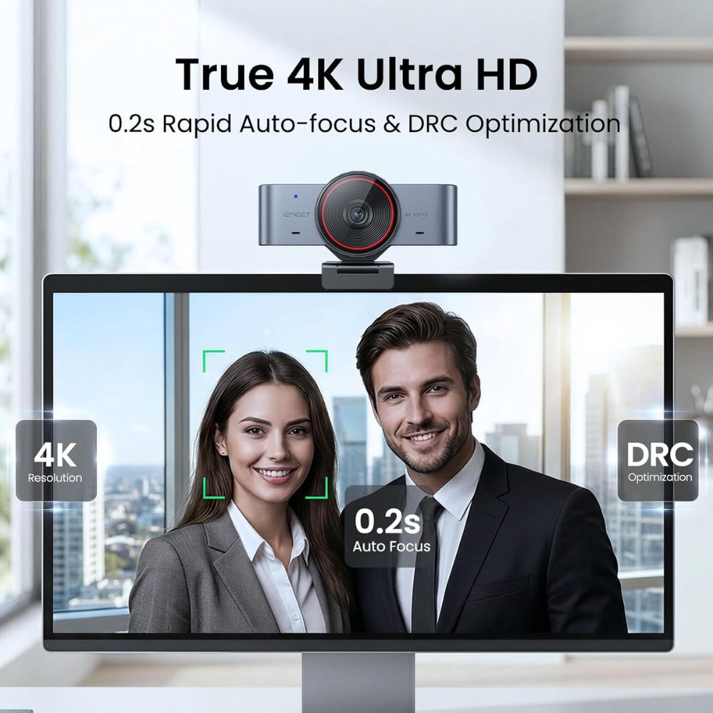 EMEET C960 Ultra 4K Webcam