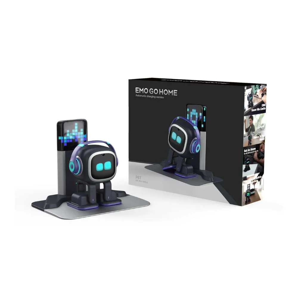 EMO Go Home AI Desktop Pet Robot with EMO Smart Lighting