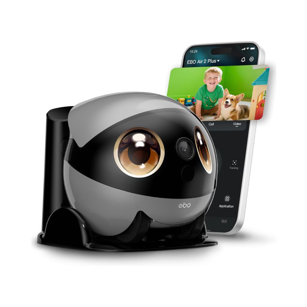 Enabot EBO Air 2 Plus FamilyBot – 3K Resolution AI Robot – Smart Patrol – 5000mAh