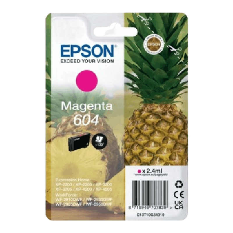 Epson 604 Ink Cartridge - Magenta