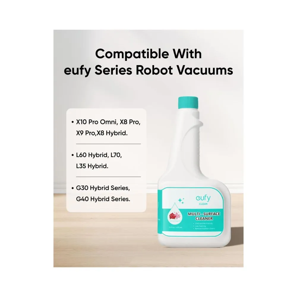 eufy Hard Floor Cleaning Solution (2 Bottles)