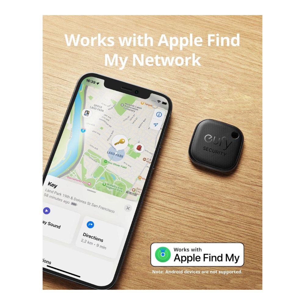 eufy Security by Anker SmartTrack Link – Black 1-Pack