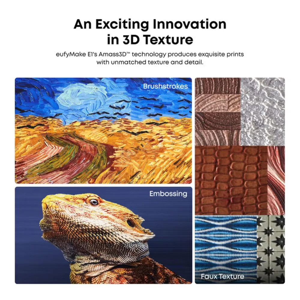 eufyMake E1 3D Texture UV Printer