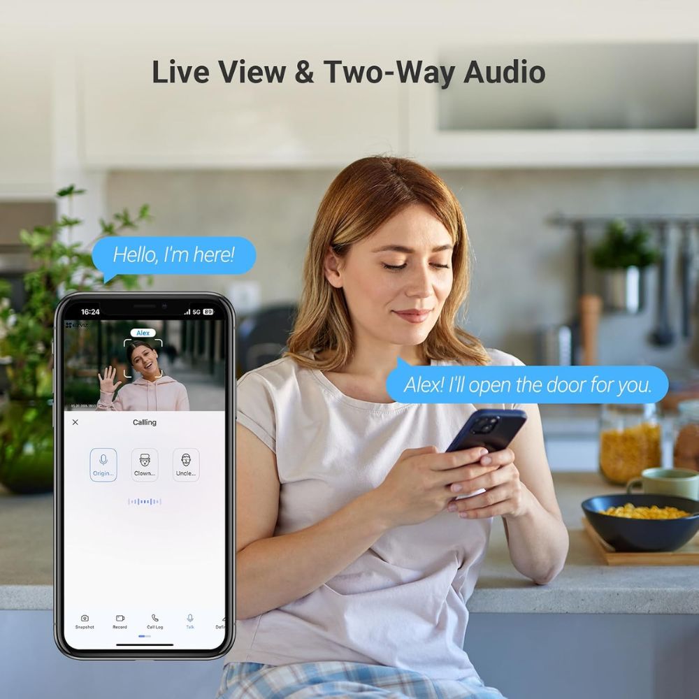 Ezviz EP4 Wire-Free Peephole Door Viewer