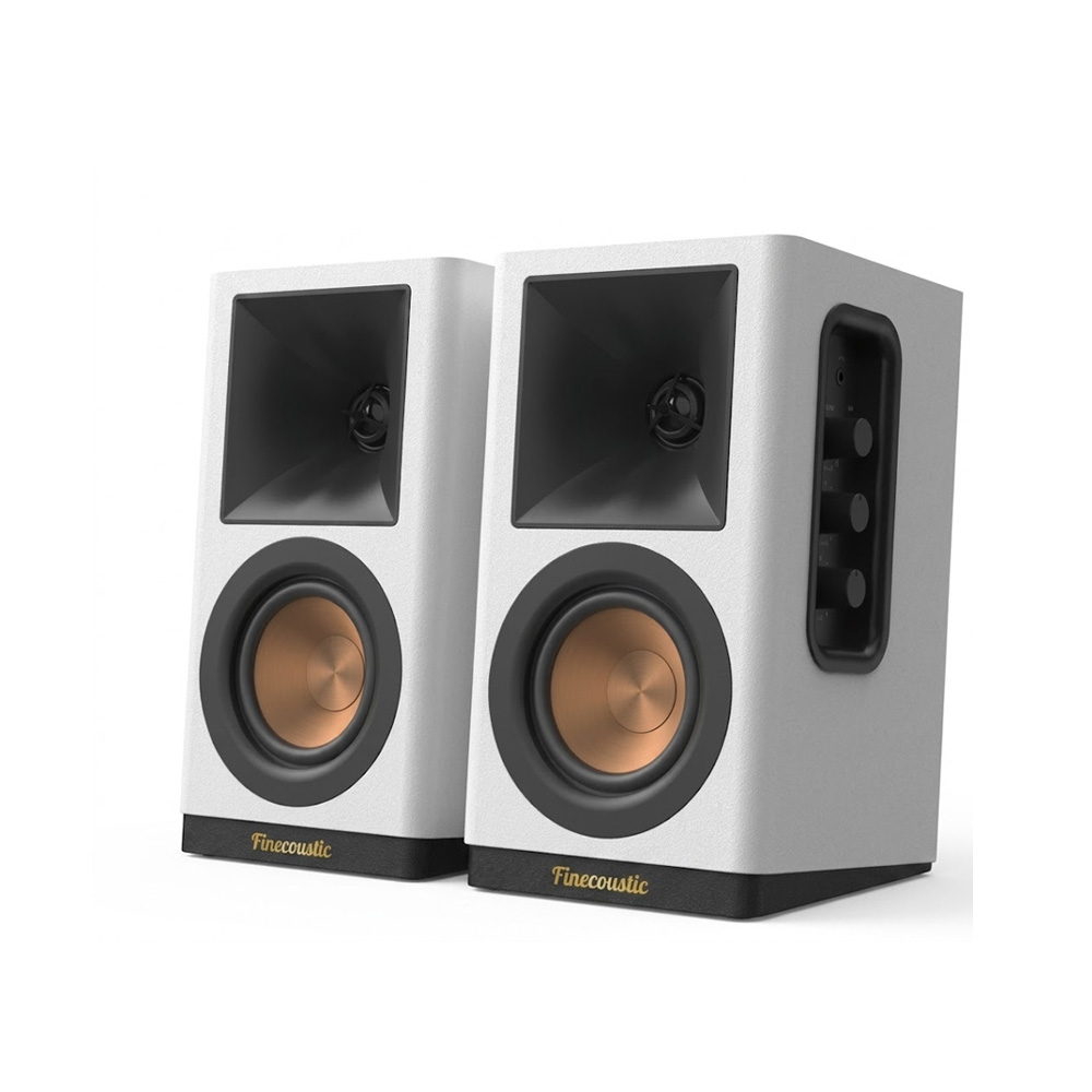 Fantech Finecoustic Hako Studio 302 100W Stereo Studio Speakers | Bluetooth 5.3 & Wood Cabinet