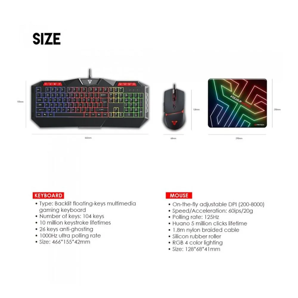 Fantech P31 Gaming Combo 3 In 1