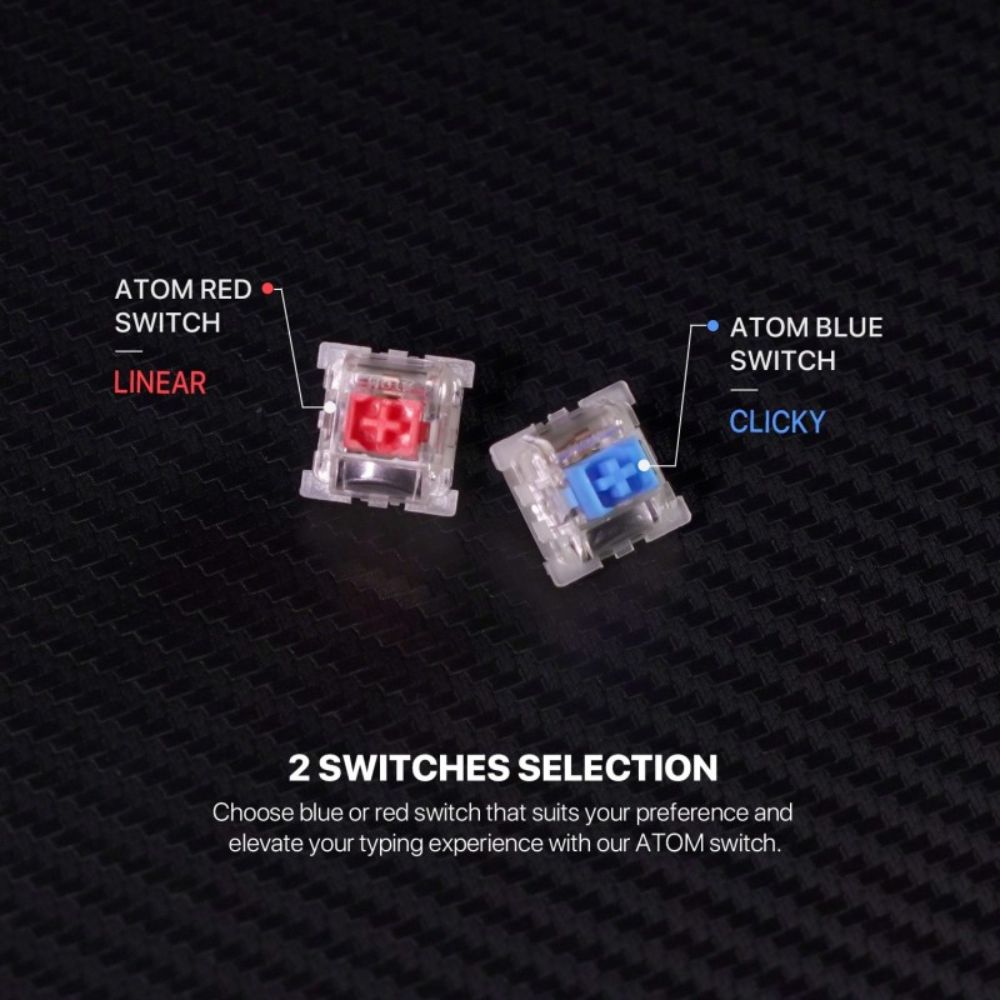 Fantech SUMI Edition MK886V2 – ATOM104 Pro Wired Mechanical Keyboard with RGB Lighting