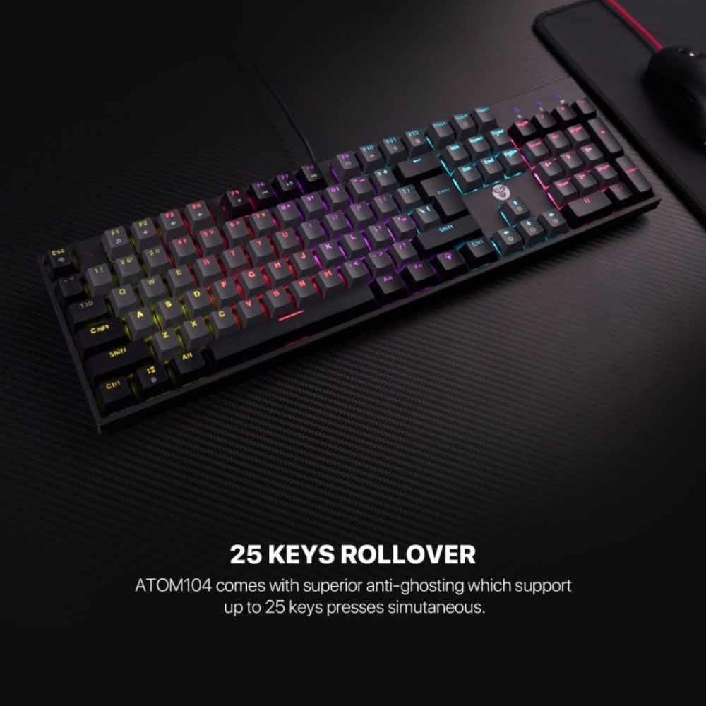 Fantech SUMI Edition MK886V2 – ATOM104 Pro Wired Mechanical Keyboard with RGB Lighting