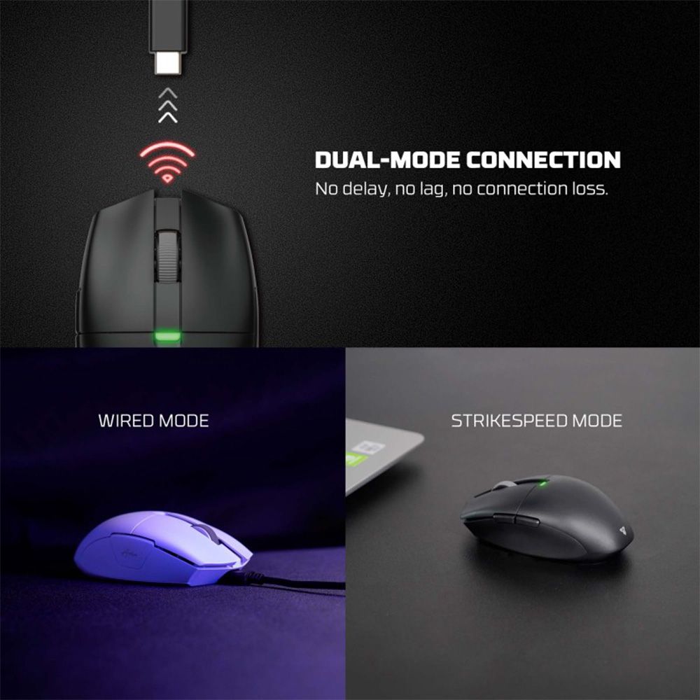 Fantech XD7E ARIA E Dual Mode Wired & Wireless Gaming Mouse