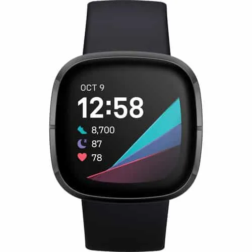 Fitbit Sense GPS Smartwatch (Carbon / Graphite Stainless Steel)