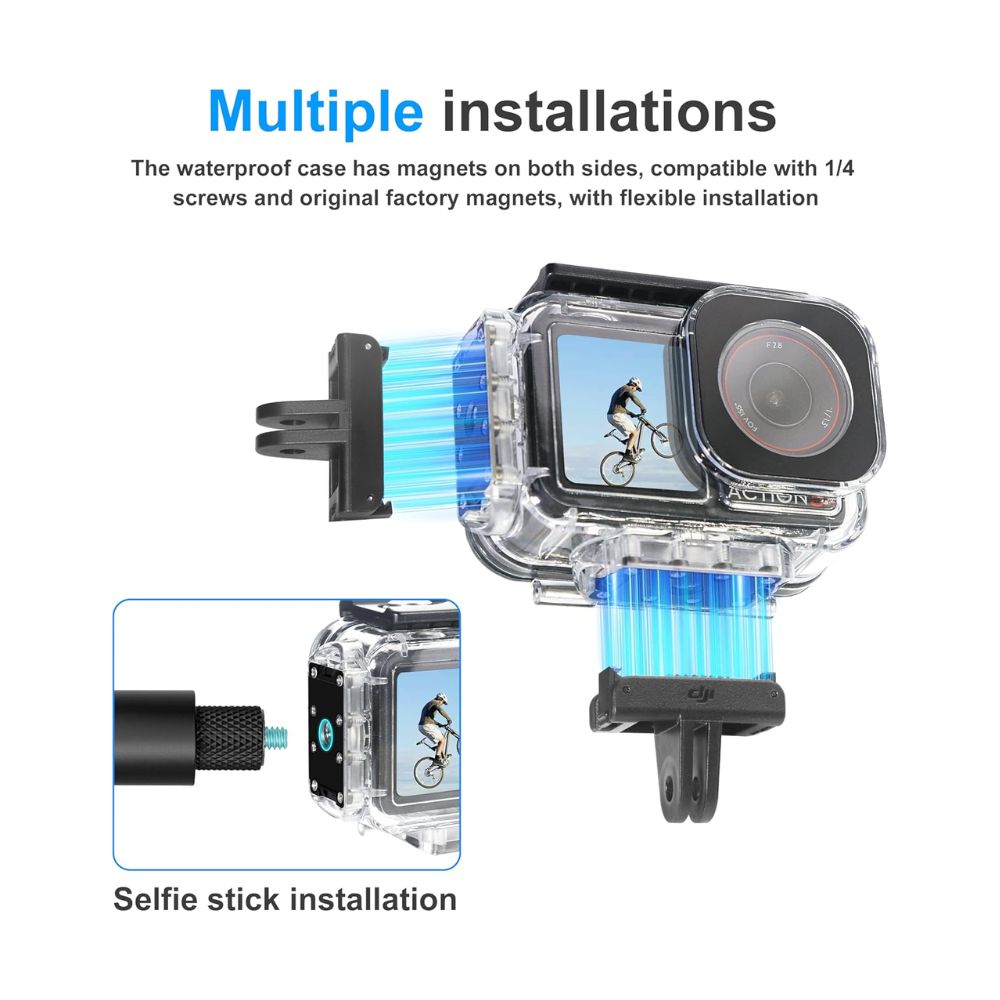 FitStill DJI Osmo Action 5 Pro 60M Underwater Waterproof Case