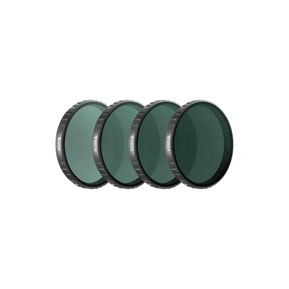 Freewell Standard Day ND Filter 4-Pack for Osmo Action 6 (ND8/ND16/ND32/ND64)