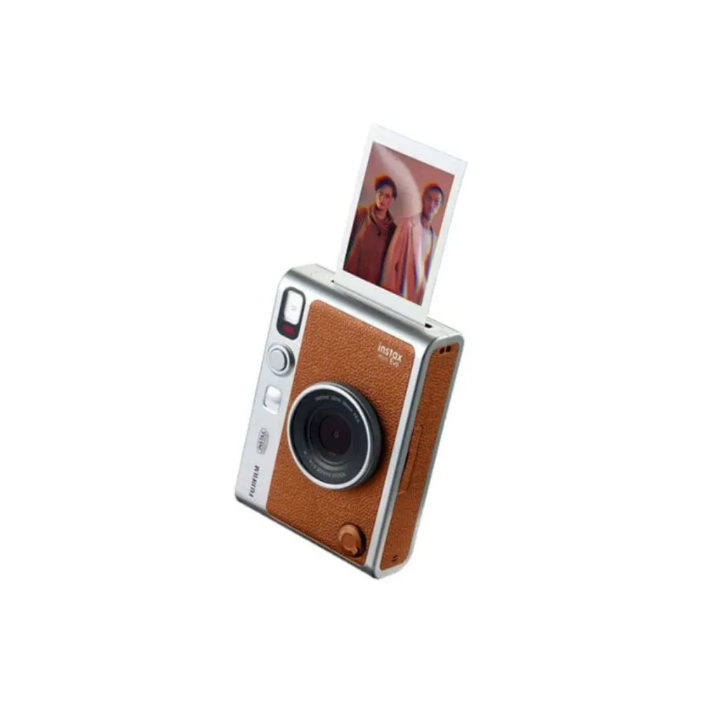 FUJIFILM INSTAX MINI EVO Hybrid Instant Camera (Brown)