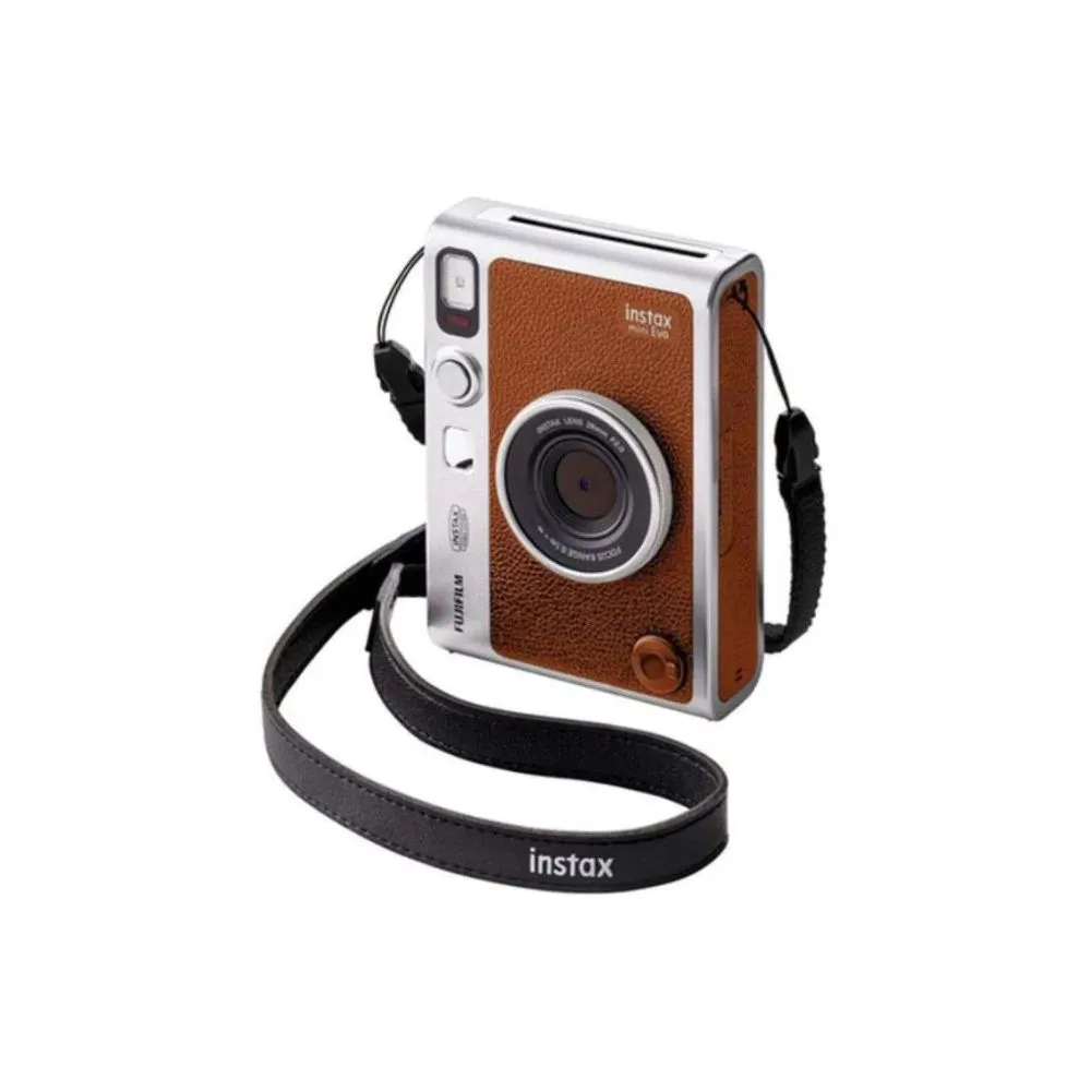 FUJIFILM INSTAX MINI EVO Hybrid Instant Camera (Brown)