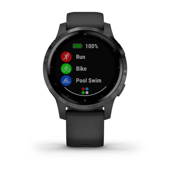 Garmin Vivoactive 4S GPS Smartwatch - Black | 010-02172-11