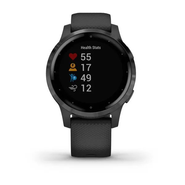 Garmin Vivoactive 4S GPS Smartwatch - Black | 010-02172-11