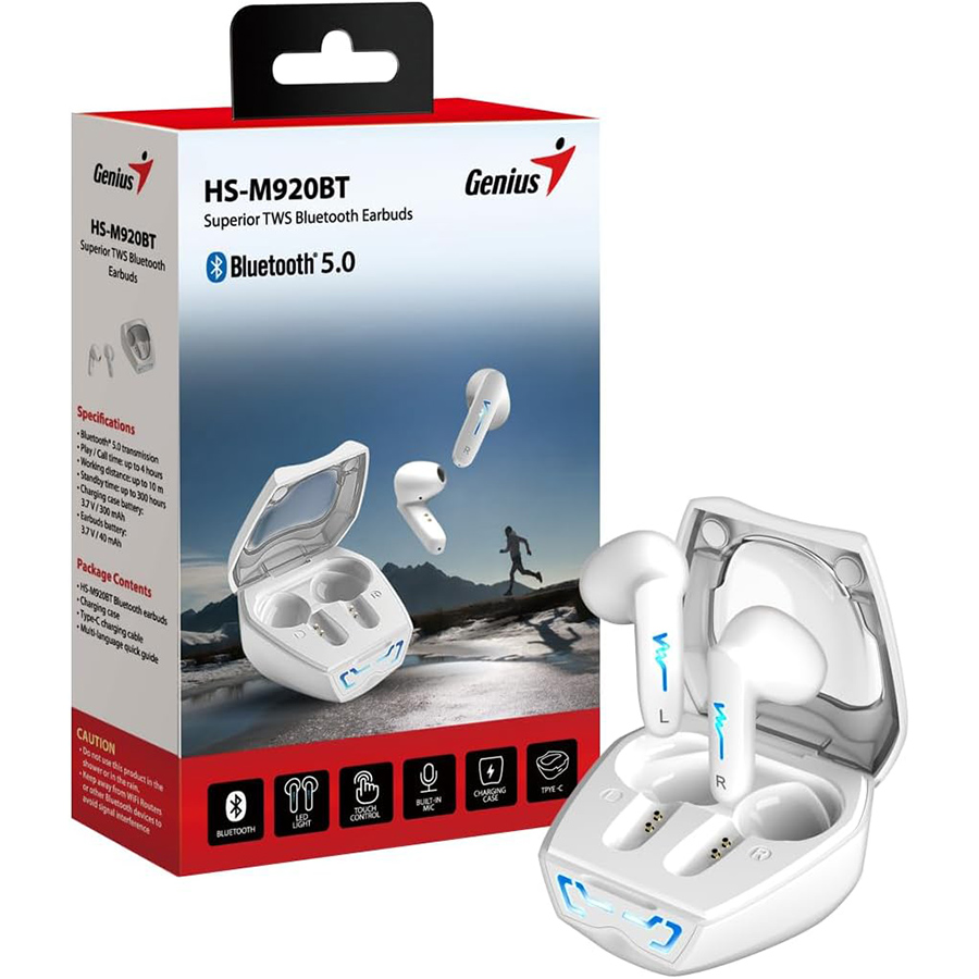 Genius HS-M920BT Superior TWS Bluetooth Earbuds