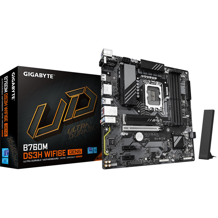 Gigabyte B760M DS3H WIFI6E GEN5 DDR5 LGA1700