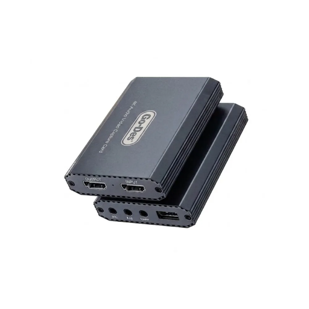 Go-Des GD-6908 HDTV 4K Audio Video Capture Card & Live Streaming Tool