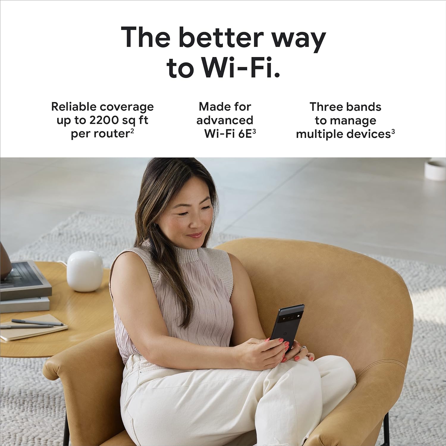 Google Nest Wifi Pro – 3 Pack Mesh System