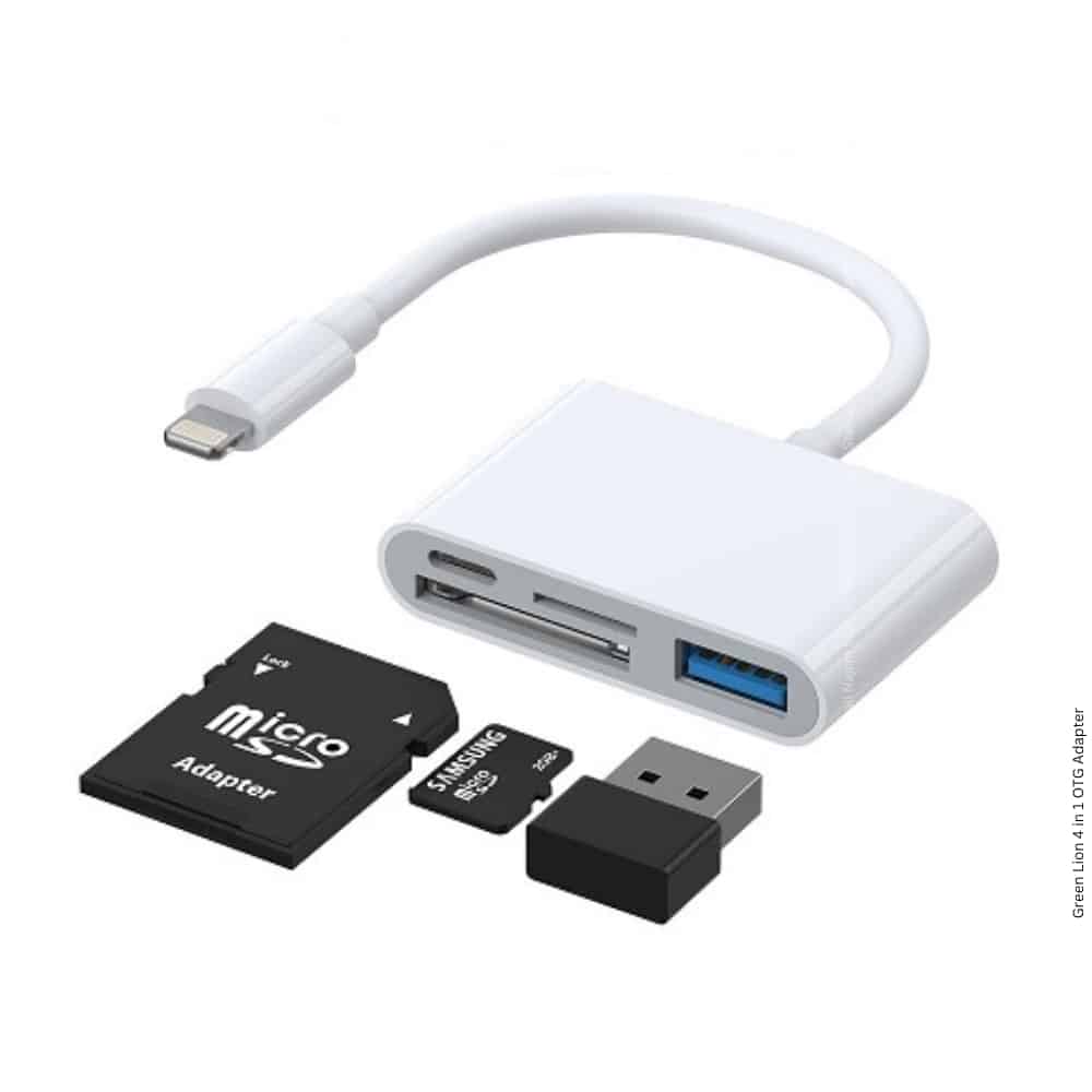 Green Lion 4 in 1 Lightning Ultimate OTG Adapter