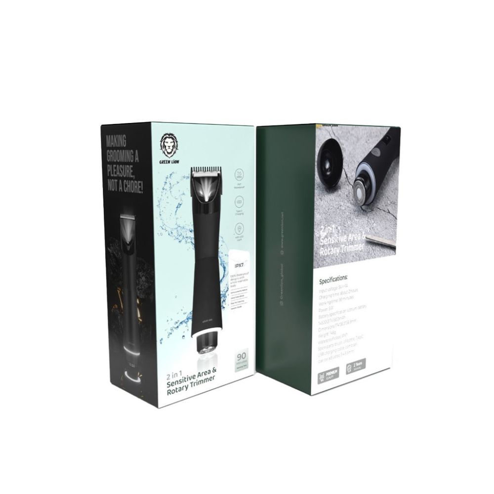 Green Lion 2 in 1 Sensitive Area & Rotary Trimmer