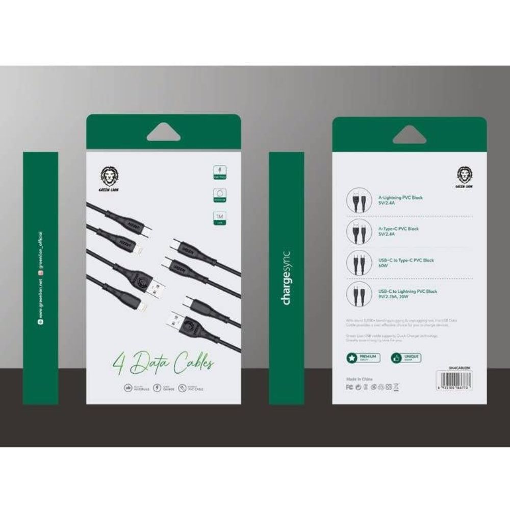 Green Lion 4 Data Cables