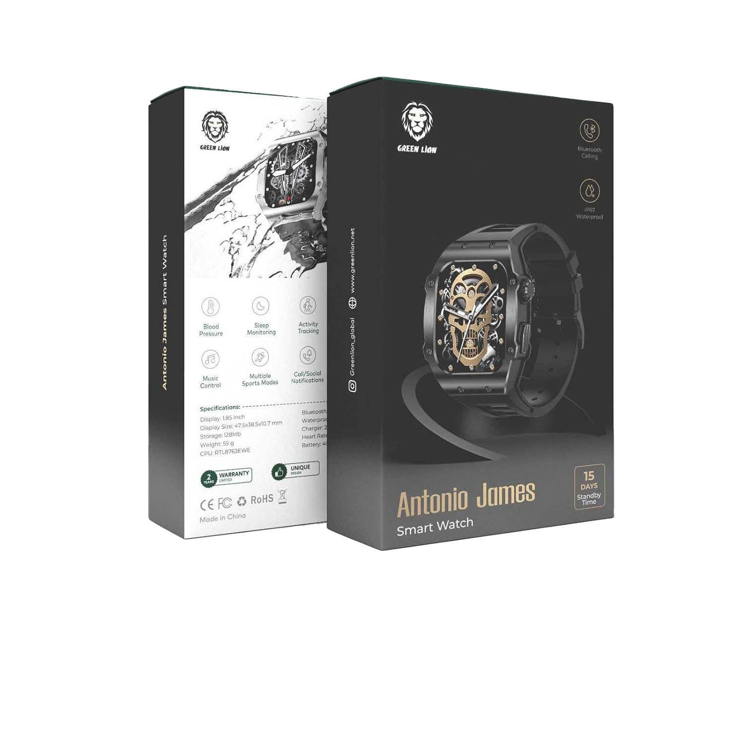 Green Lion Antonio James Smart Watch