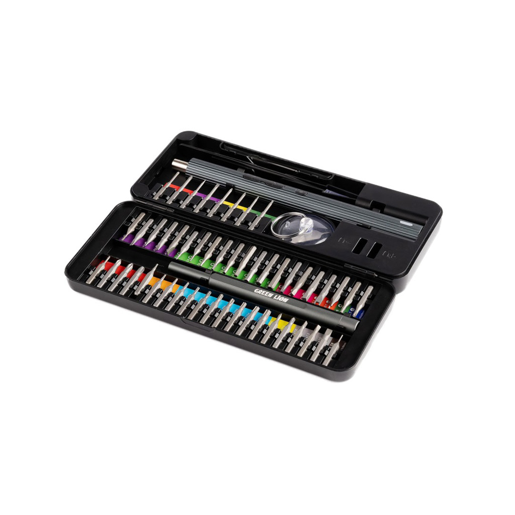 Green Lion 58 IN 1 Electric Screwdriver Set – Black