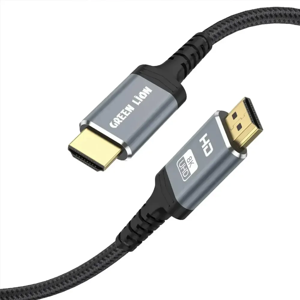 Green Lion 8K HDMI to HDMI Cable - Black