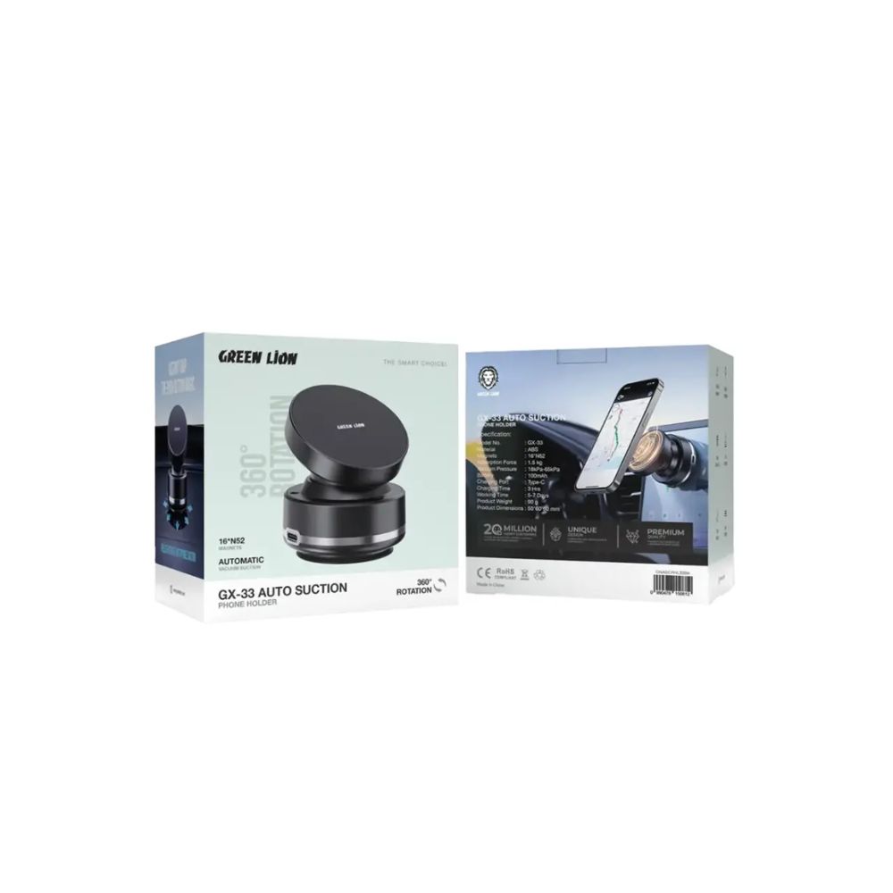 Green Lion GX-33 Auto Suction Phone Holder