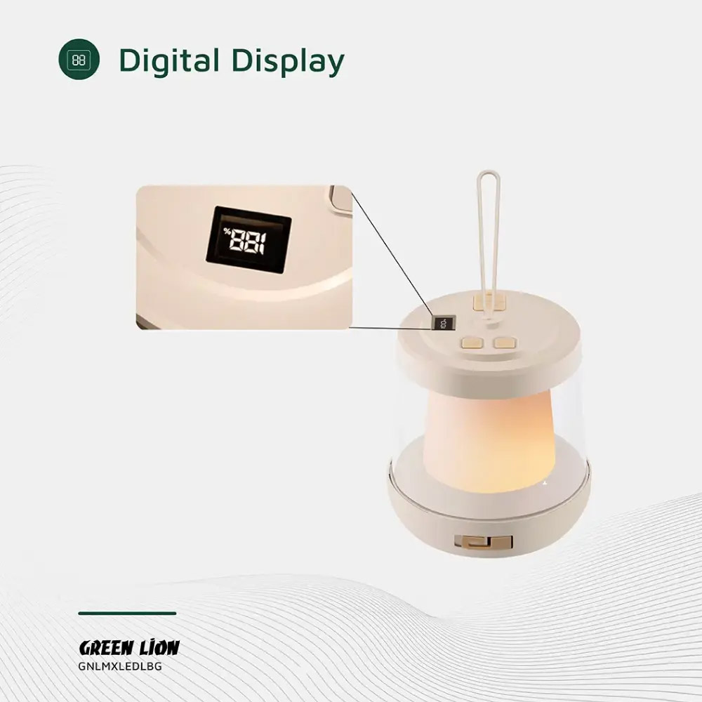 Green Lion Lumex LED with Inbuilt LED Strip Light – Beige