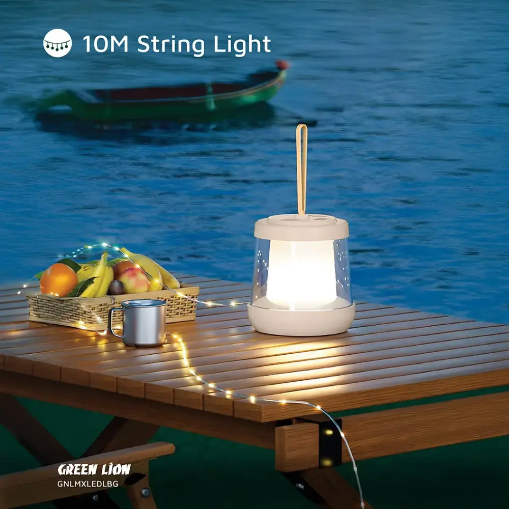 Green Lion Lumex LED with Inbuilt LED Strip Light – Beige