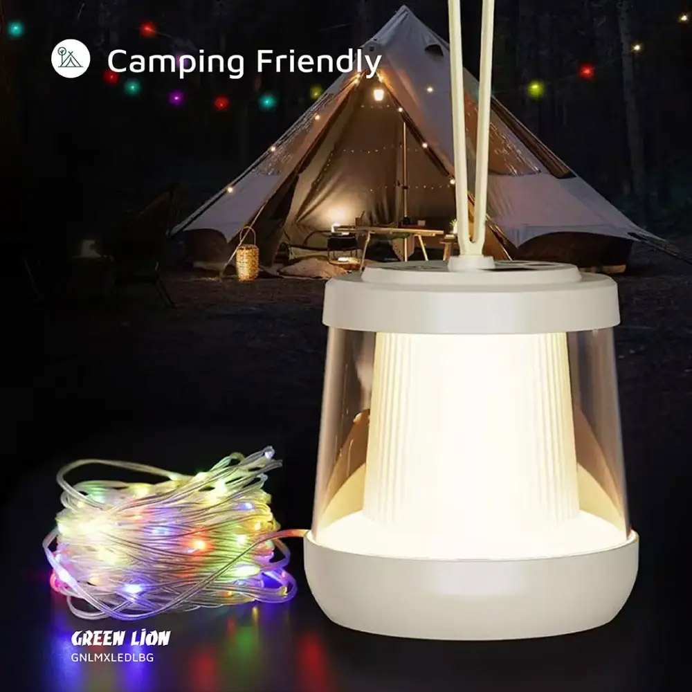 Green Lion Lumex LED with Inbuilt LED Strip Light – Beige