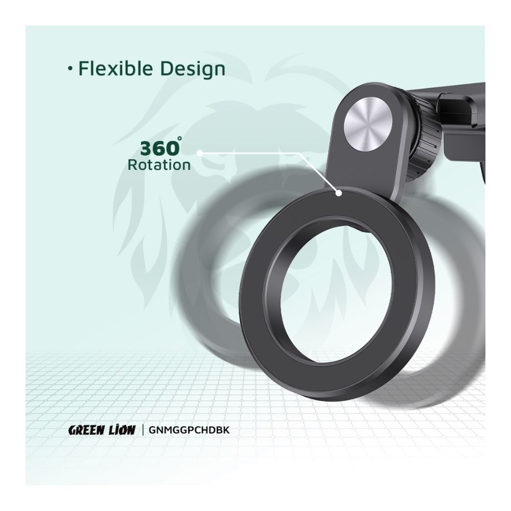 Green Lion MagGrip Car Holder – Black