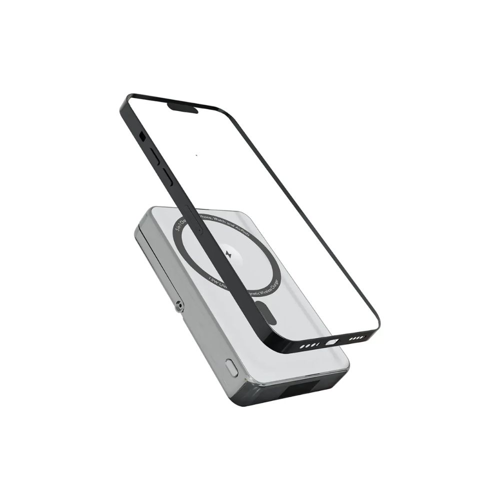 Green Lion Mirror Bank 10000mAh MagSafe Power Bank – Silver
