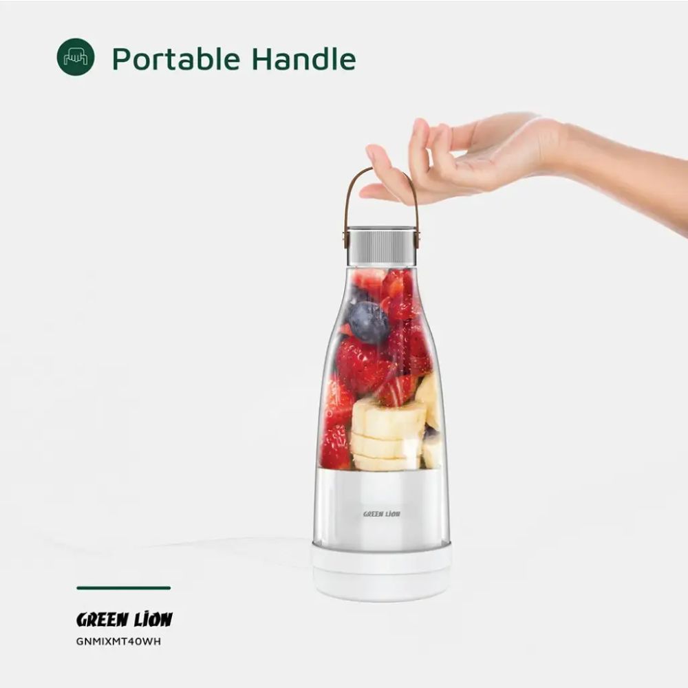 Green Lion Mixmate Portable Blender (300mL / 6-Blade Powerful Engine)