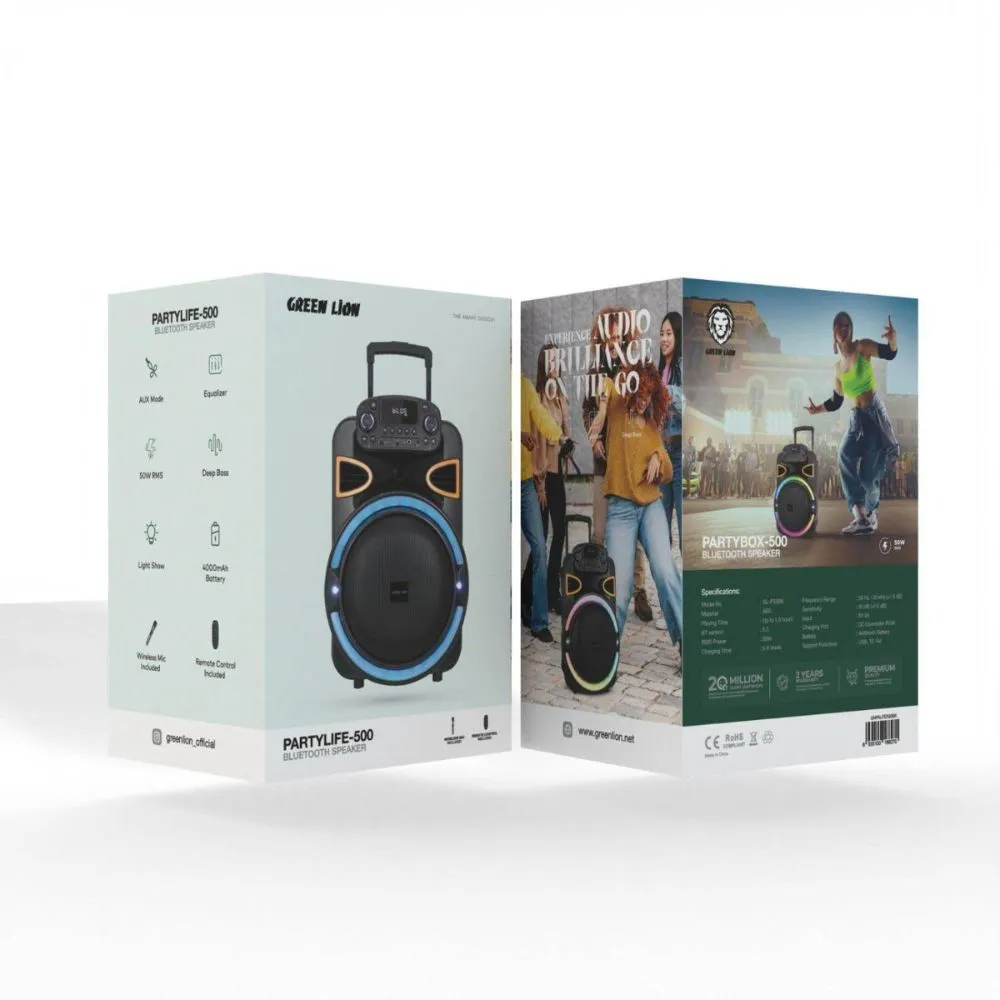 Green Lion PartyLife 500 Bluetooth Speaker