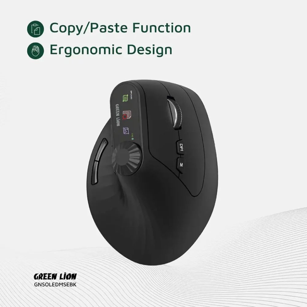 Green Lion Smart OLED Vertical Mouse