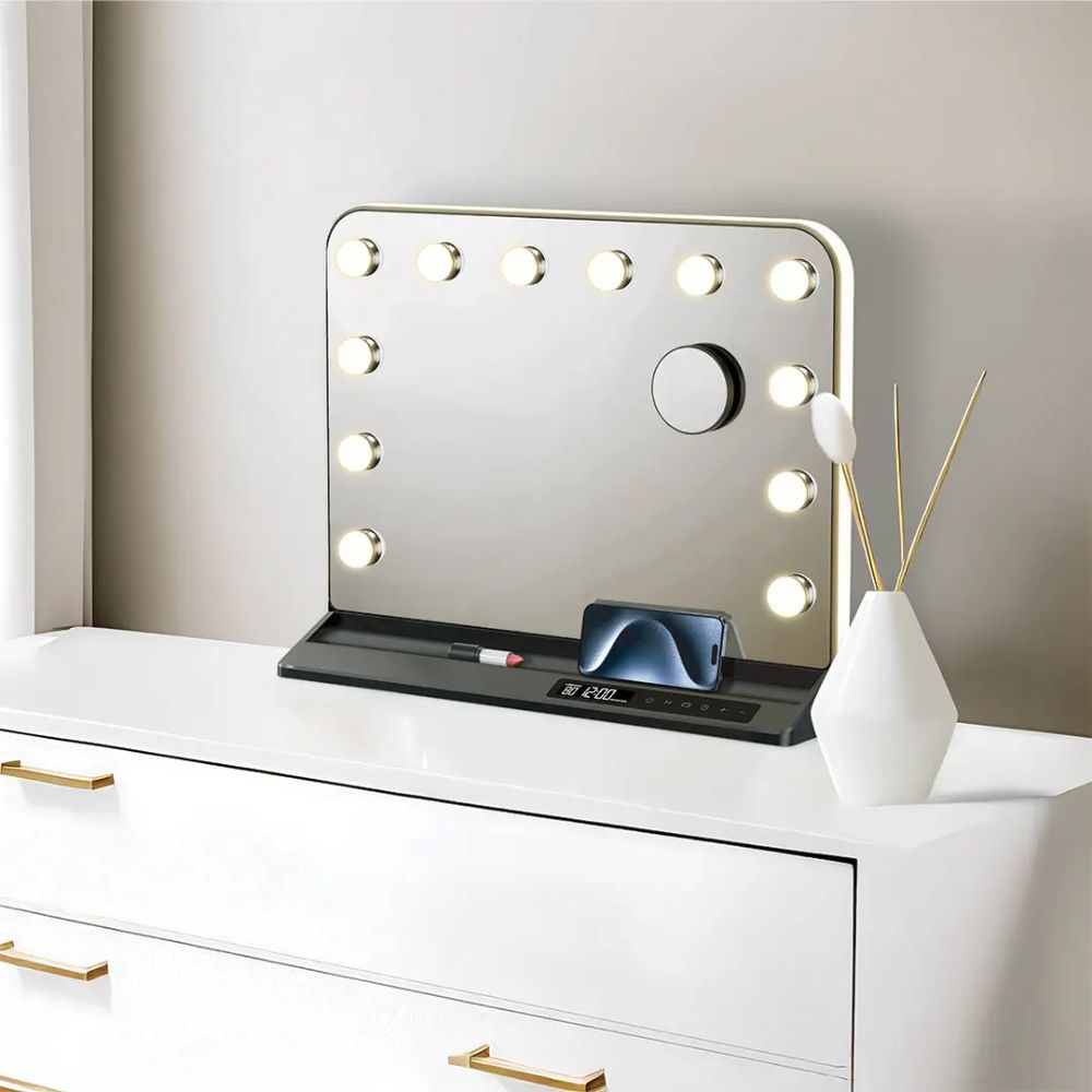 Green Lion Vanity Mirror – Black