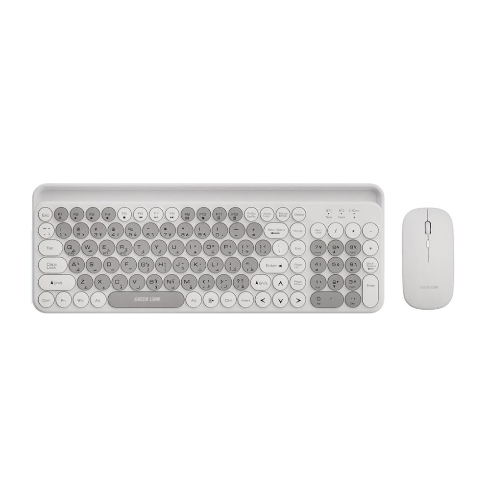 Green Lion Wireless Duo-Mouse-Keyboard – Grey