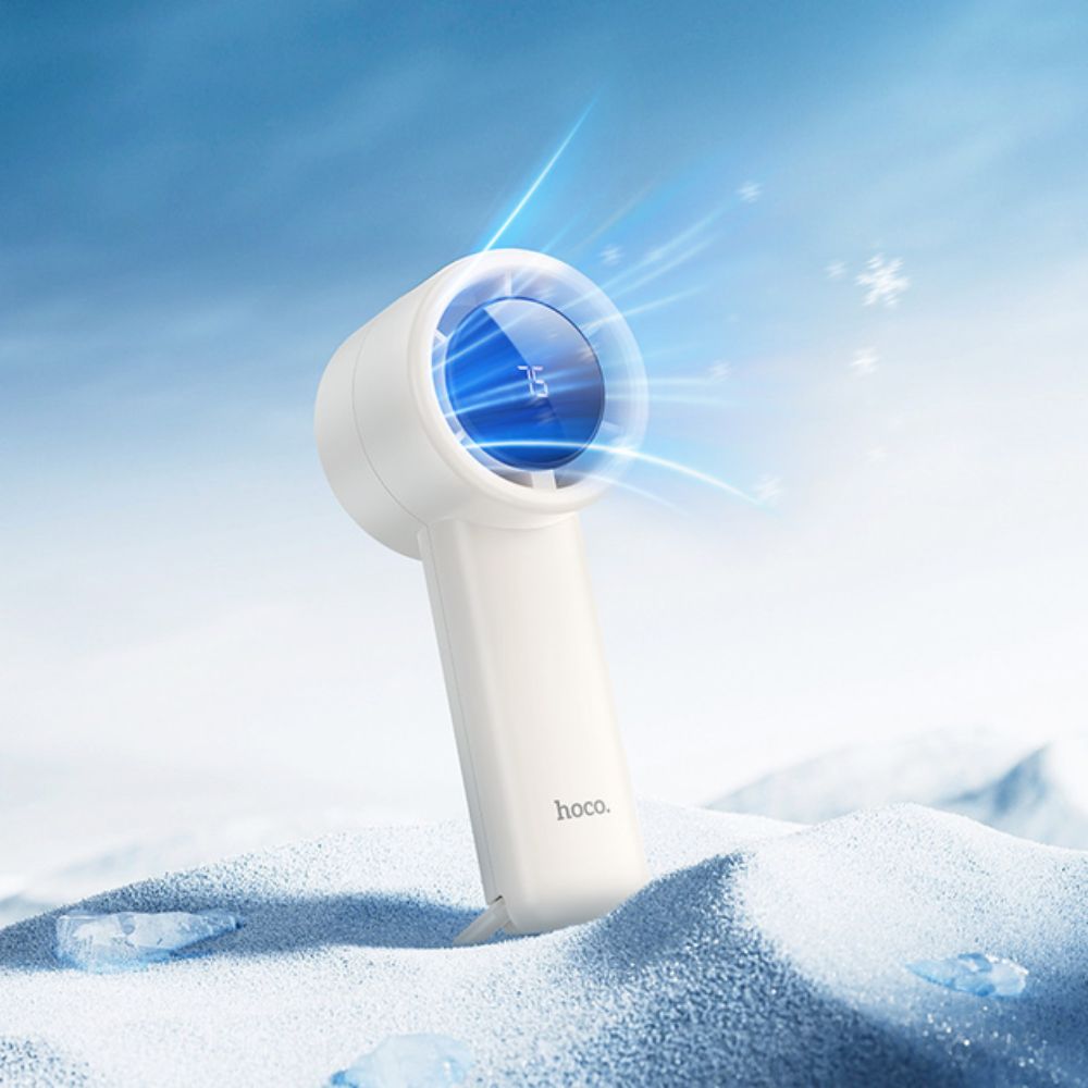 Hoco HX63 Hand Fan With Digital Display