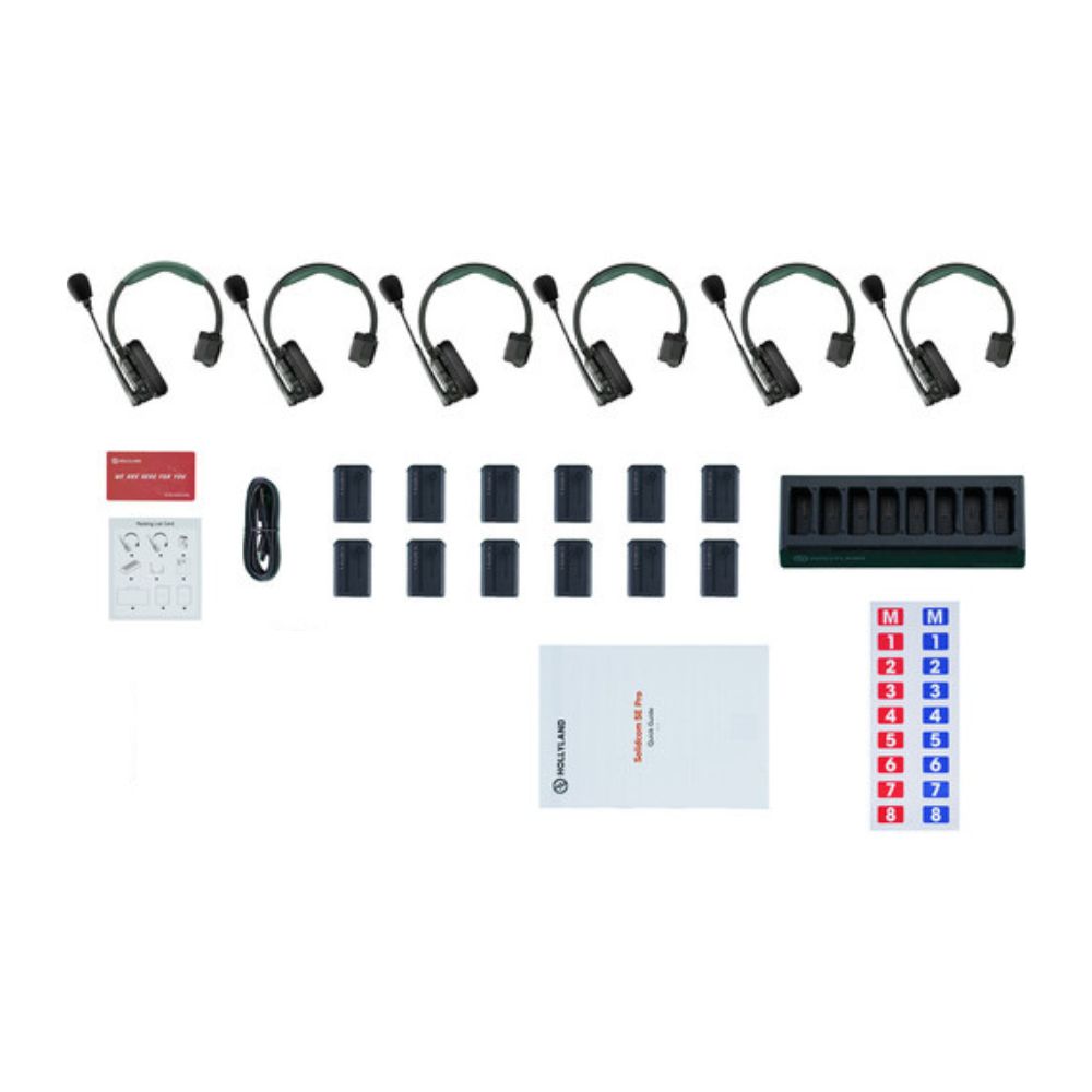 Hollyland Solidcom SE 6S 6-Person Full-Duplex Intercom 1.9GHZ