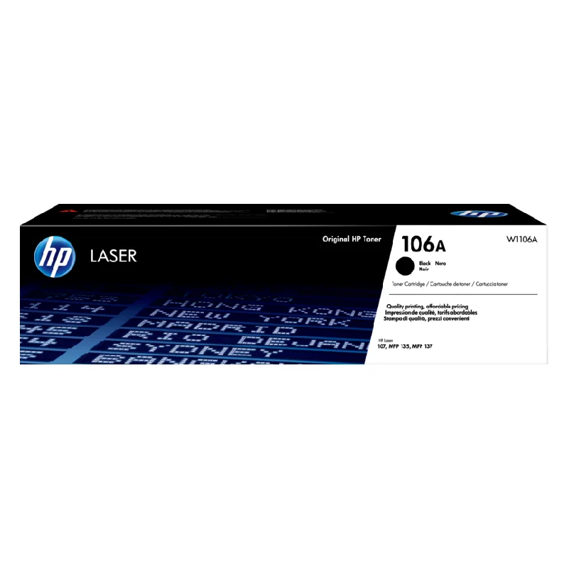 HP 106A Black Laser Toner Cartridge W1106A Compatible