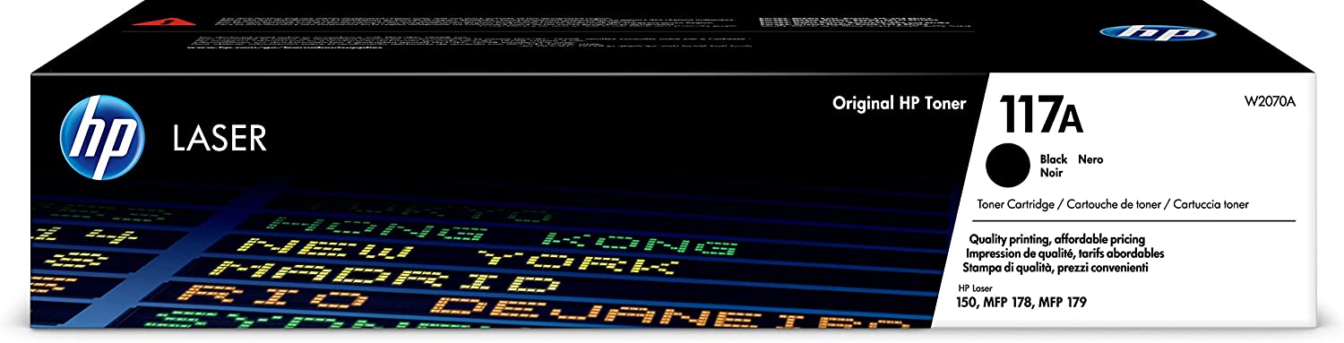 HP 117A Black Original Laser Toner W2070A