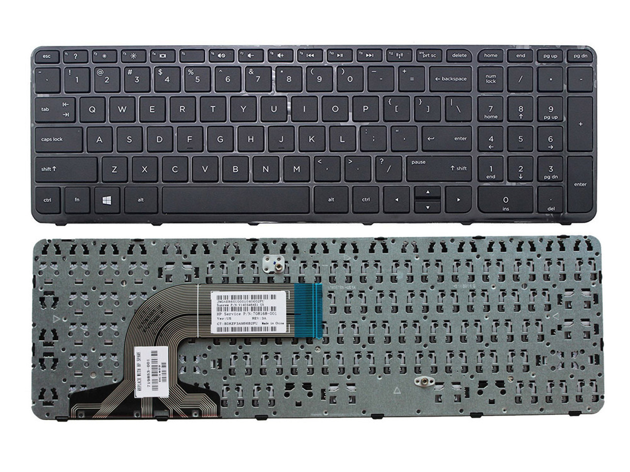 HP 15 Compatible Keyboard for Laptop