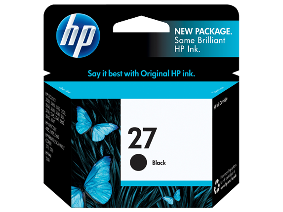 HP 27 Original Ink Cartridge - Black | C8727AE