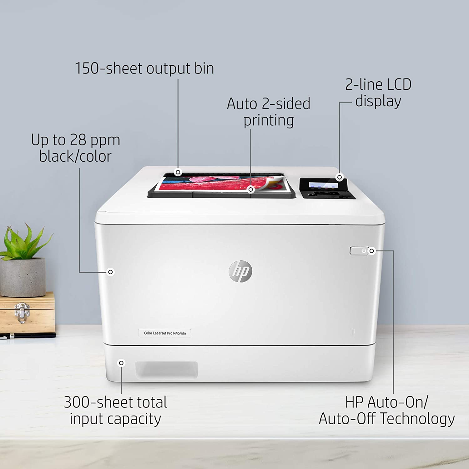 HP Color LaserJet Pro M454dn