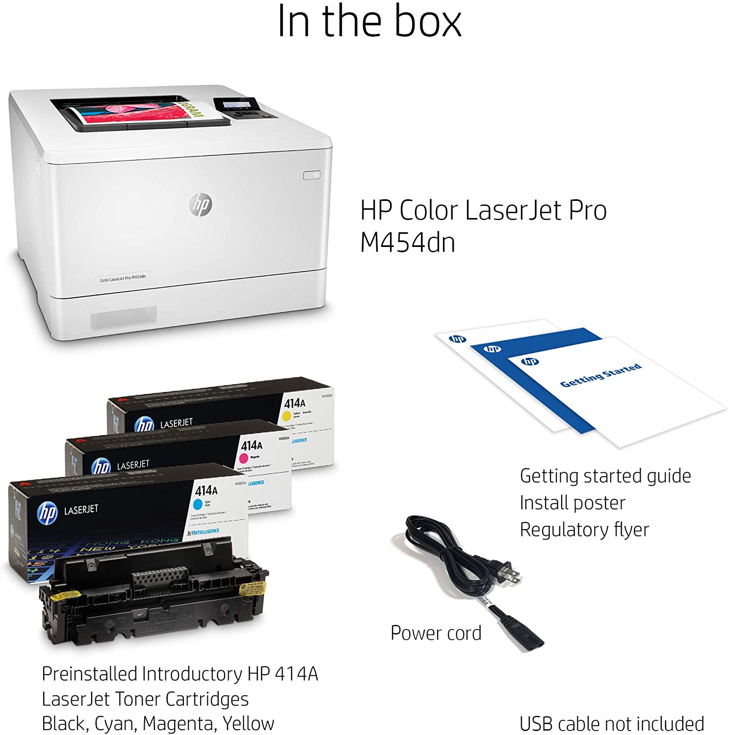 HP Color LaserJet Pro M454dn